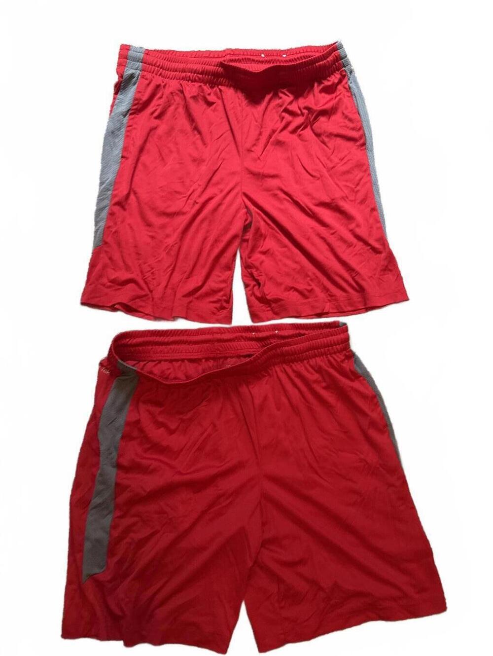 Tek Gear Kids Red Athletic Shorts XL Husky - Lot of 2